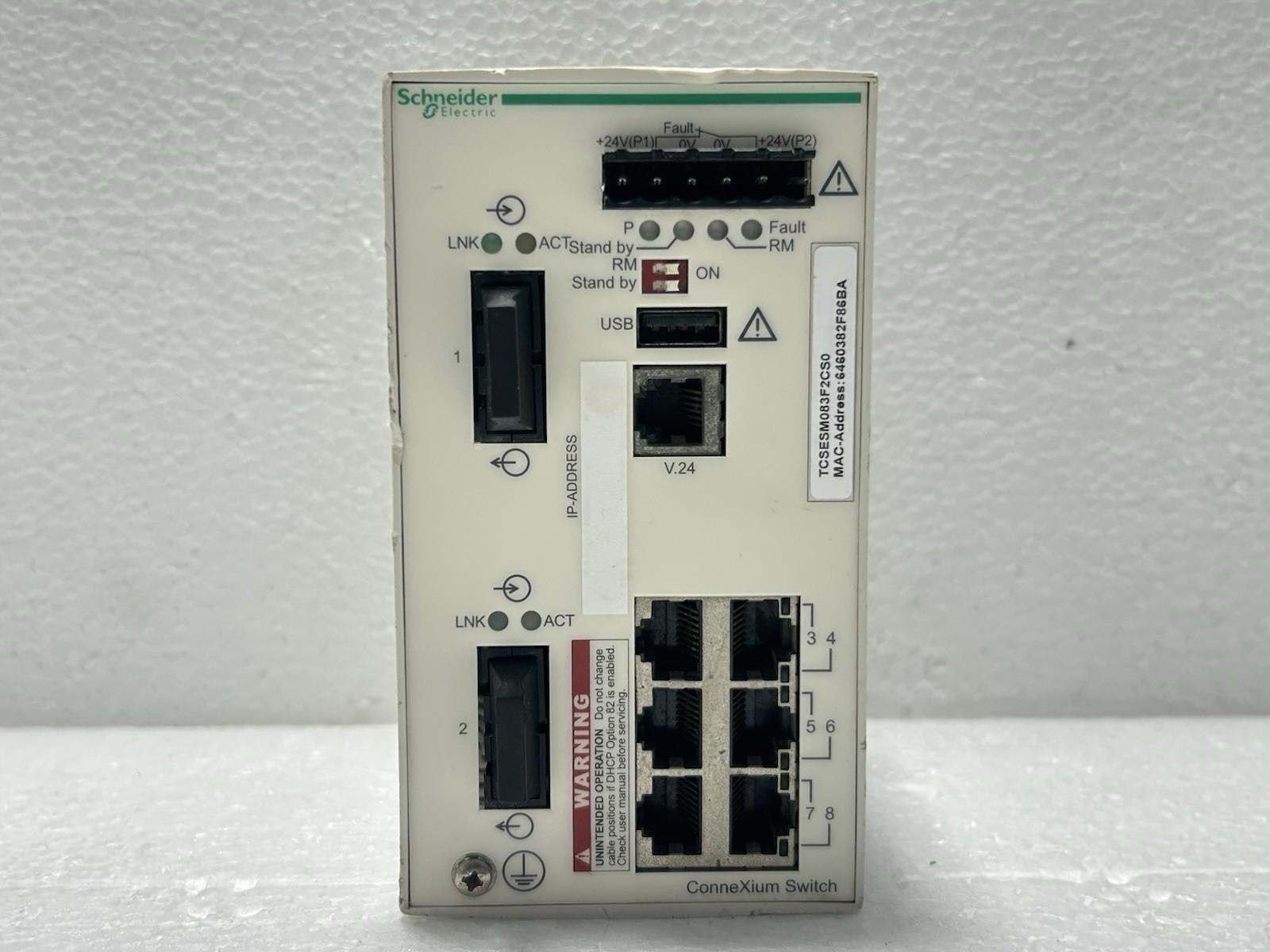 TCSESM083F2CS0 CONNECXIUM MANAGED SWITCH 6TX/2FX-SM