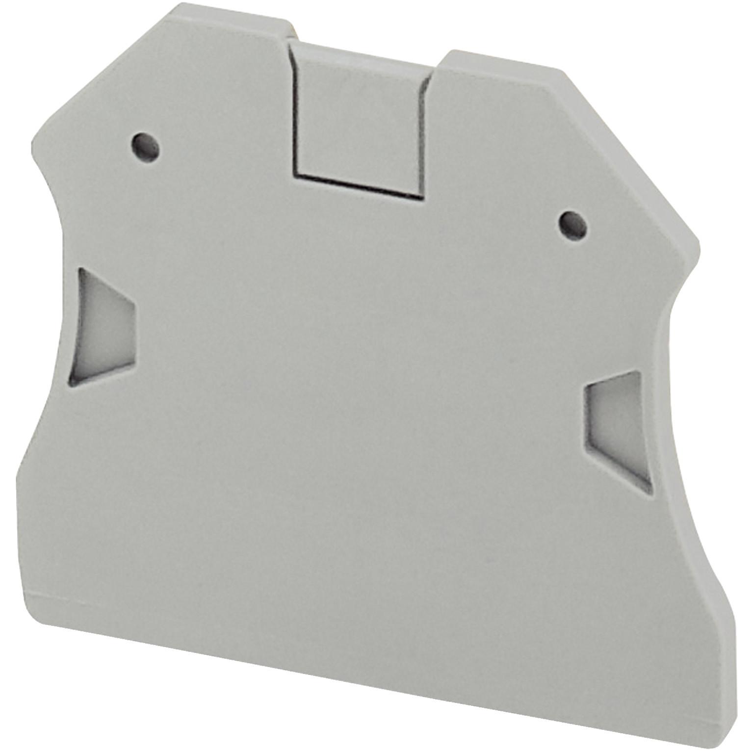 Linergy terminal blocks, end cover, for NSYTRV22, NSYTRV42 and NSYTRV terminal blocks, 2.2 mm wide, grey