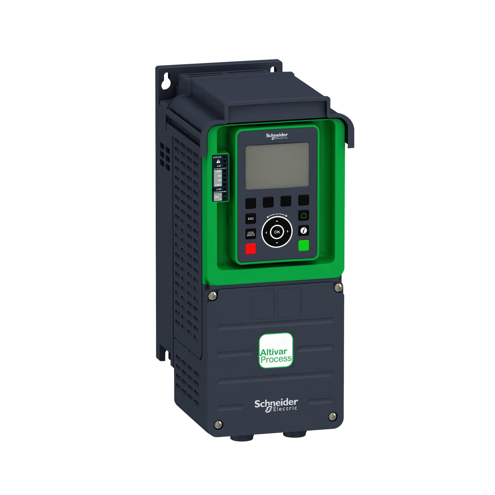 variable speed drive, Altivar Process ATV900, ATV930, 4kW, 200 to 240V, with braking unit, IP21