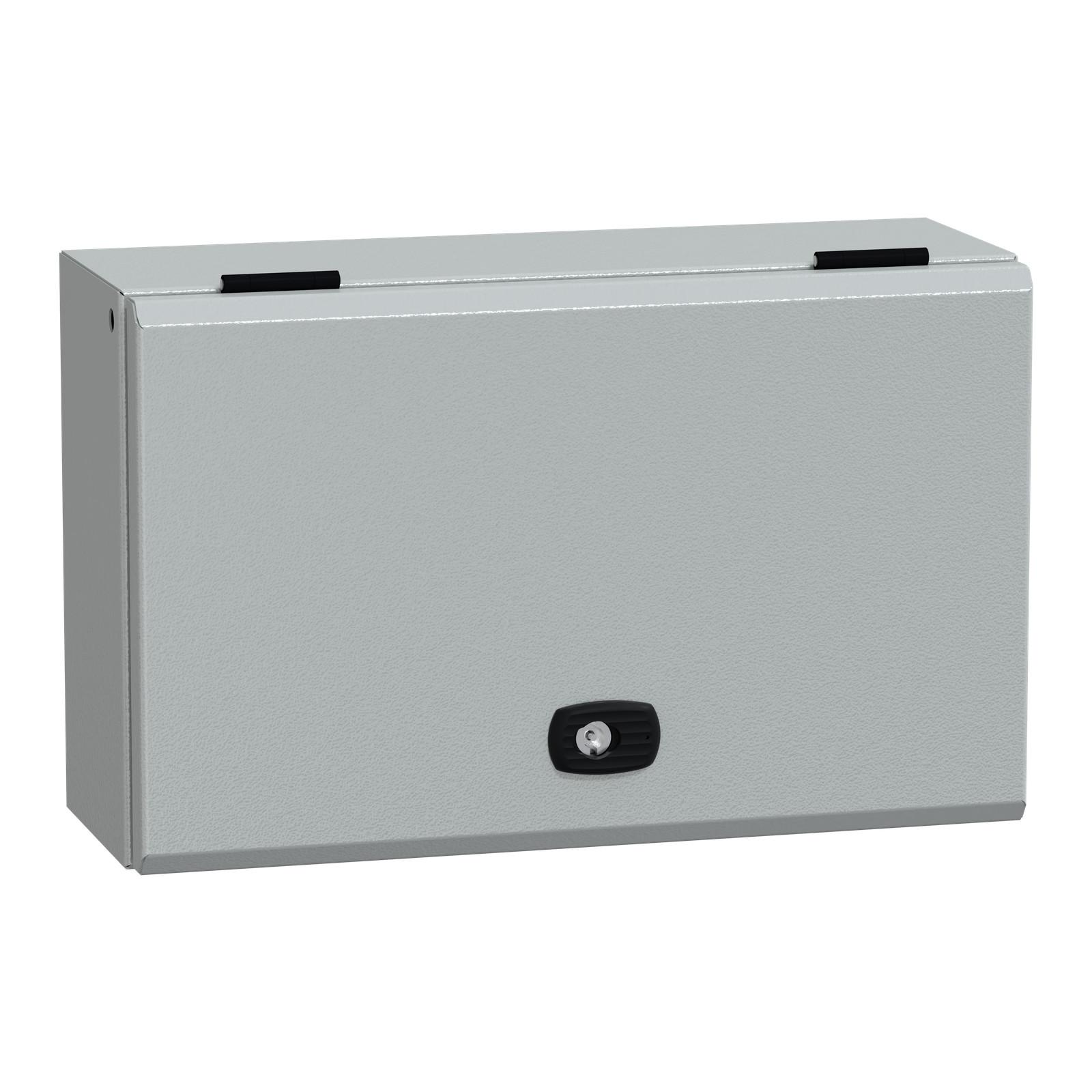 Spacial S3DB . H250xW400xD150. IP66, IK10, RAL7035. No