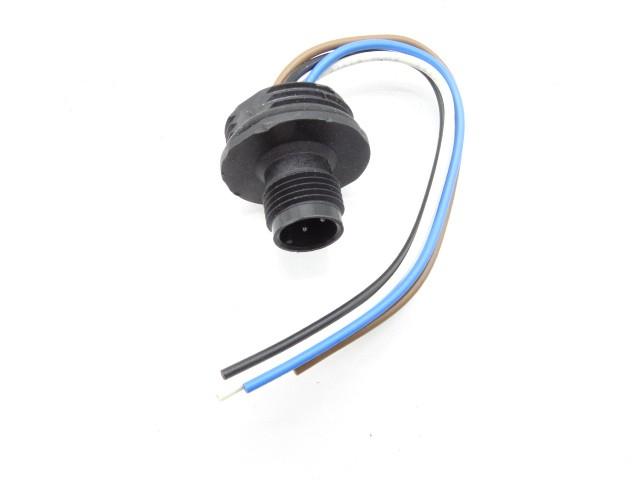 Adaptor, plastic, tapped hole Pg 13.5, for male connector, M12, 4 wire