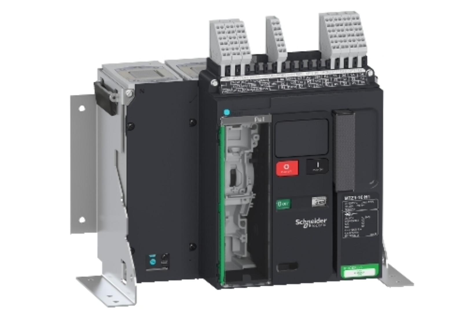 Circuit breaker frame, MasterPact MTZ1 10H1, 1000A, 42kA/440VAC 50/60Hz (Icu), 4P, fixed, without control unit