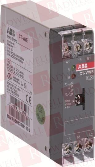 CT-VWE Time relay, impulse-ON 1c/o, 0.3-30s, 110-130VAC