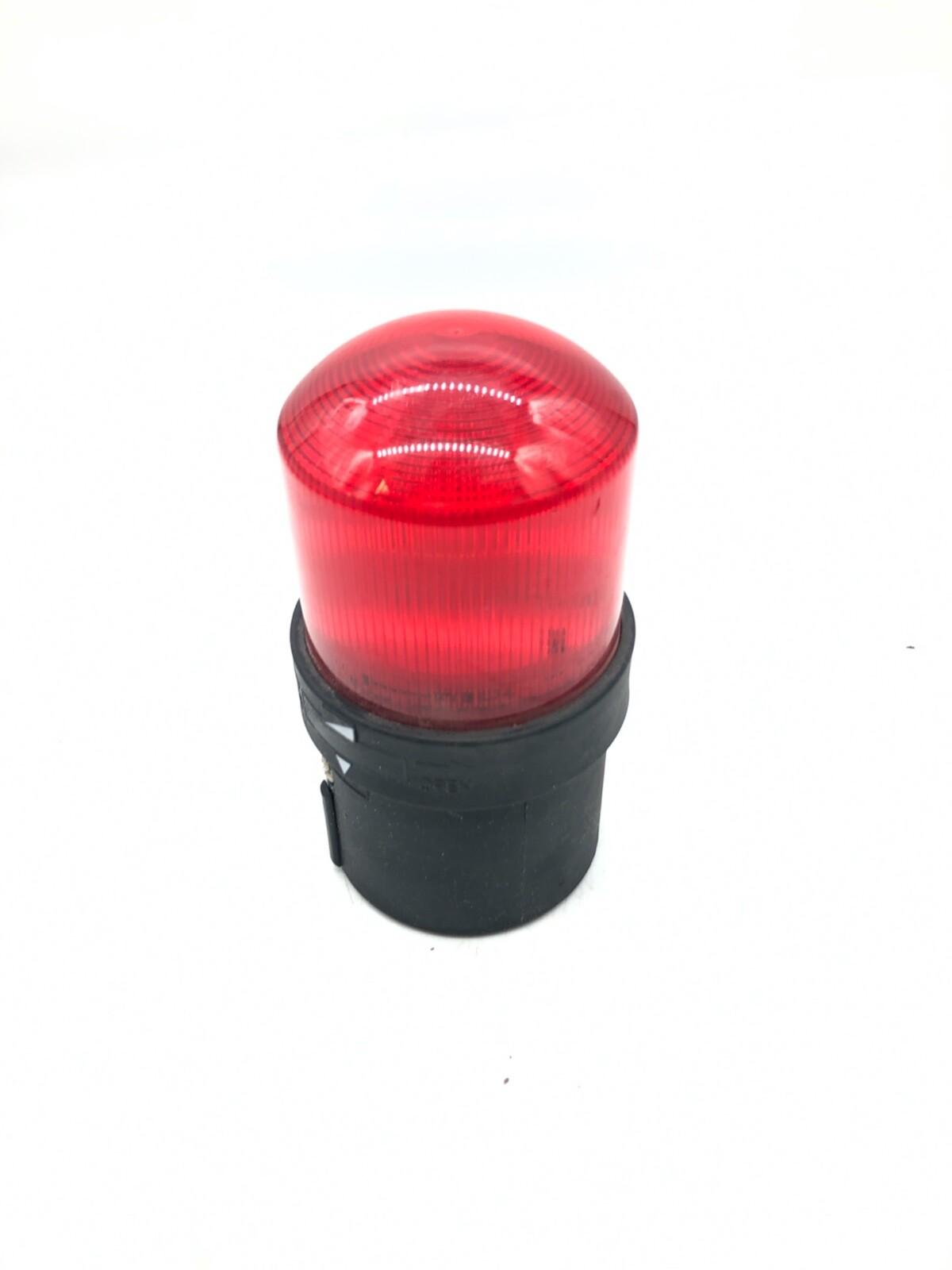 Illuminated complete beacon, Harmony XVB Universal, plastic, red, 70mm, steady, incandescent with BA15d base, lt 250V