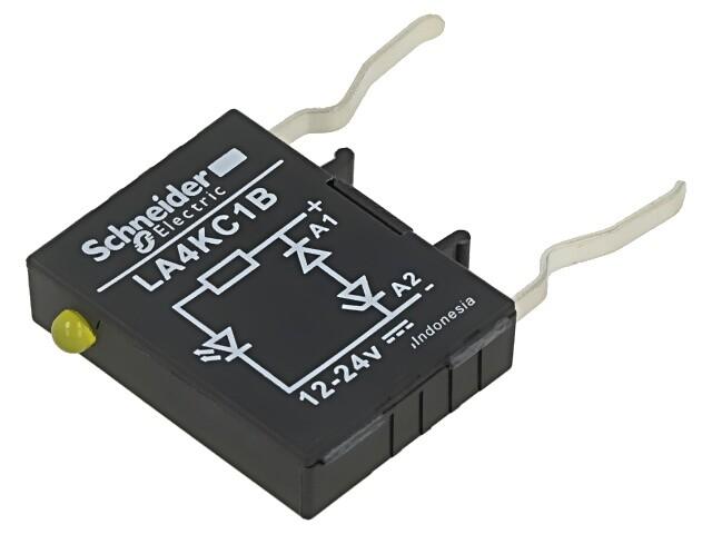 Suppressor module, TeSys K, bidirectional peak limiting diode - 12 to 24V
