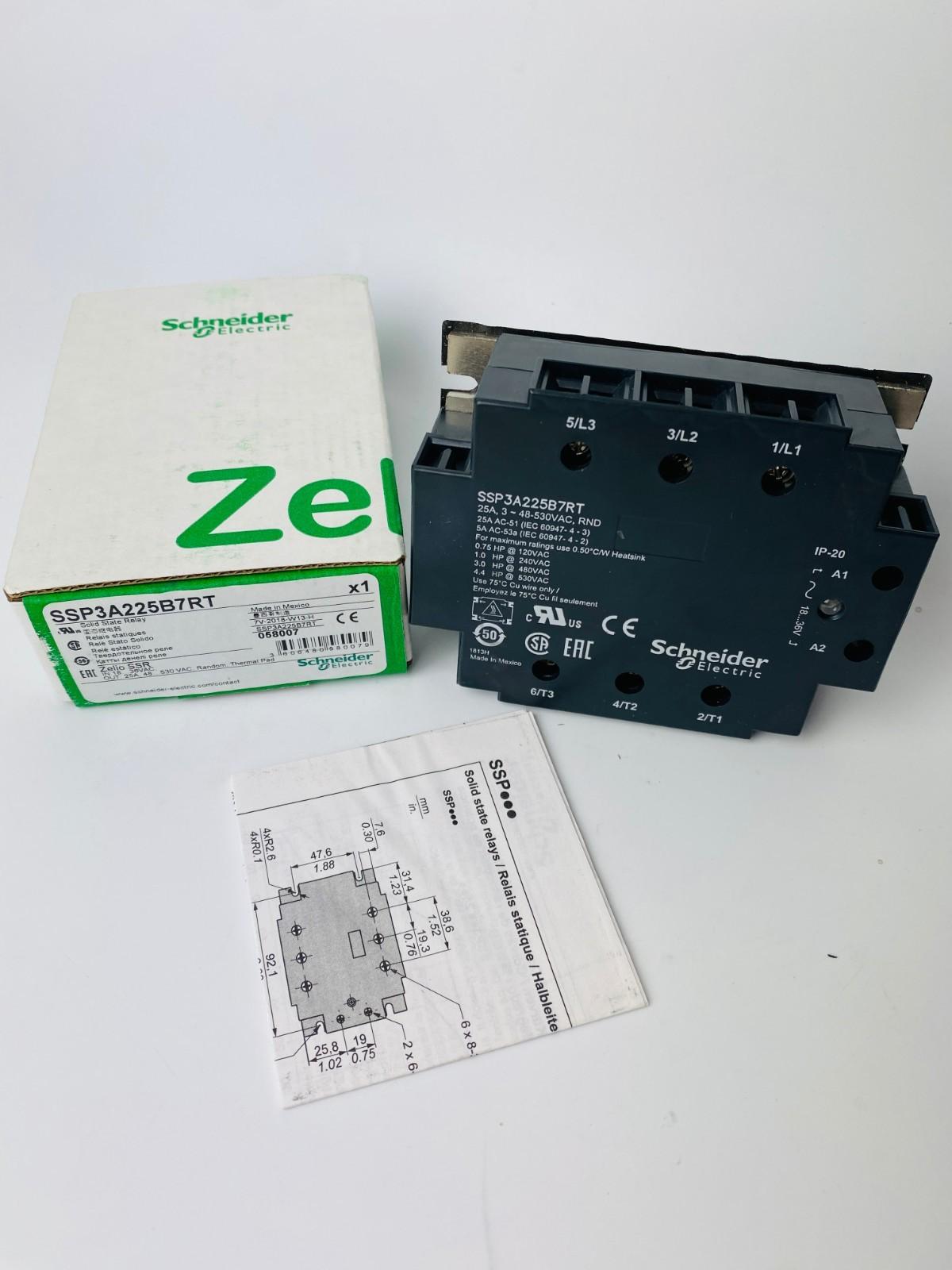 three phase relay, Harmony Solid State Relays, 25A, panel mount, zero voltage switching, input 18 to 36V AC, output 48 to 530V AC