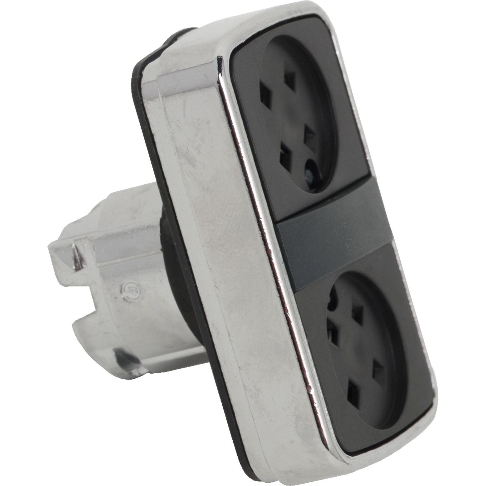 Head for double headed push button, Harmony XB4, metal, 22mm, without cap