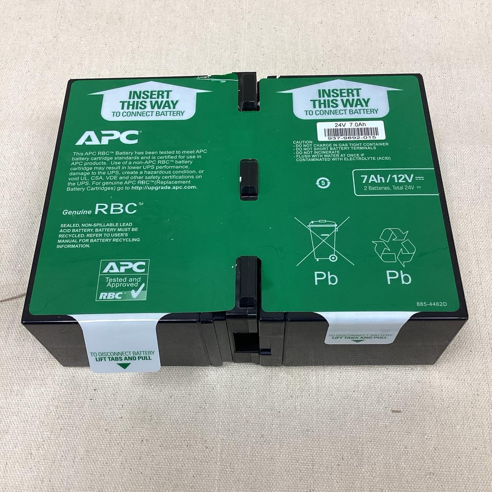 APC Replacement Battery Cartridge, VRLA battery, 7Ah, 24VDC, 2-year warranty