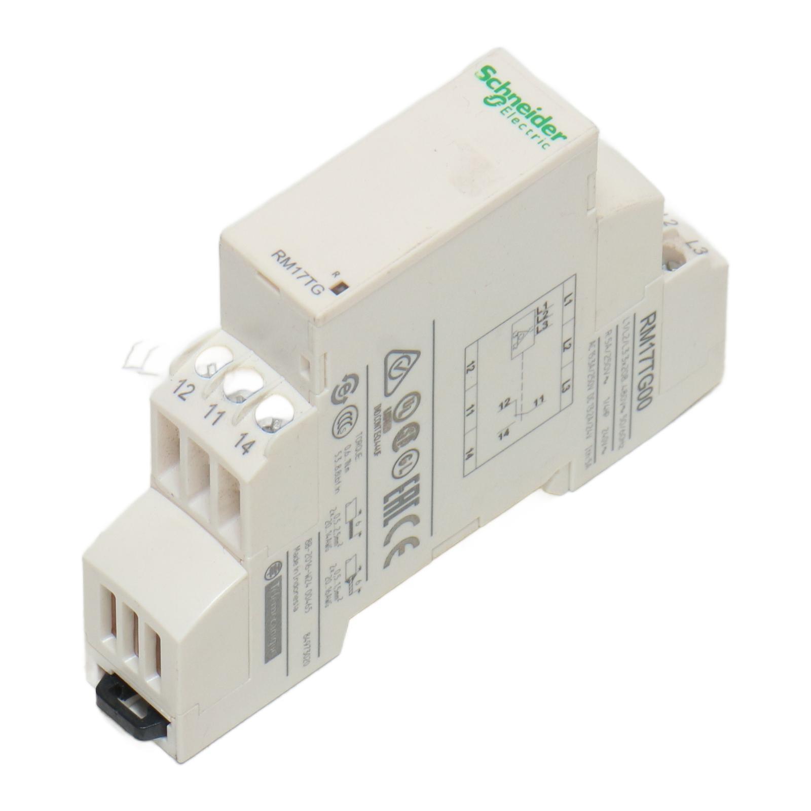 3-phase control relay, Harmony Control Relays, 5A, 1CO, screw connectors, 208...480V AC