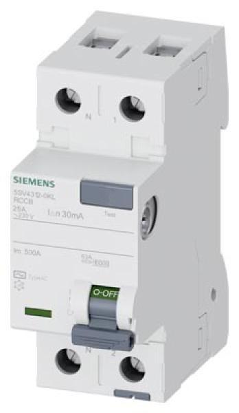 RCCB TYPE AC, 25A, 1+NP, 30MA, 230V