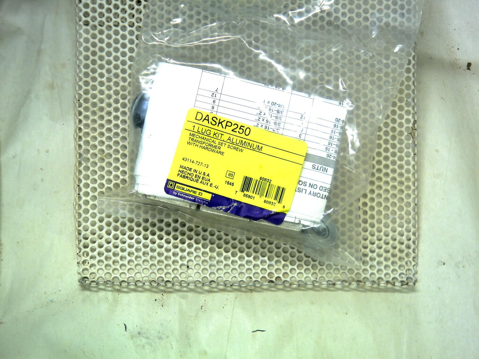 Transformer accessory, lug kit, mechanical, 250A, 350kcmil to 6 AWG, qty 3