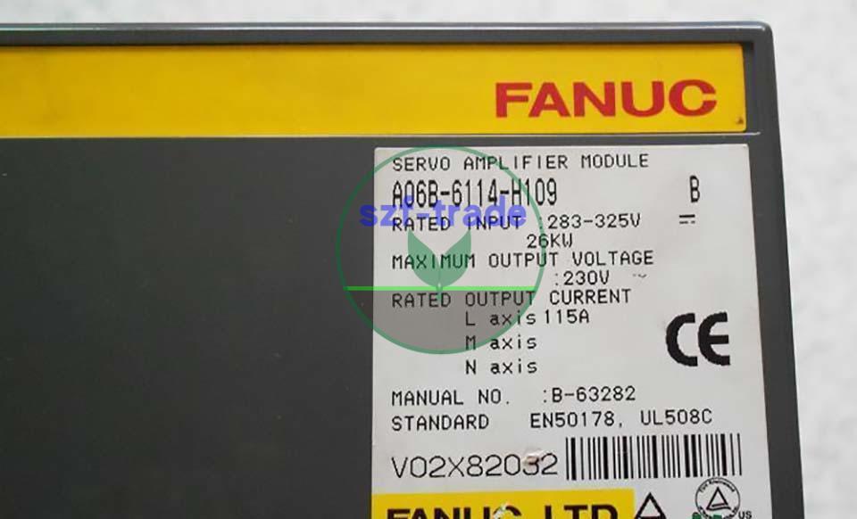SERVO AMPLIFIERS A06B-6114-H109