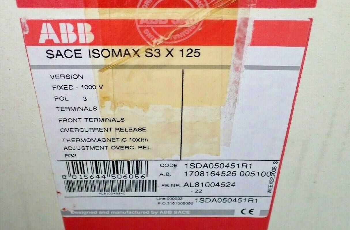 S3X 125 1000V R 32 Im= 500 3p F F