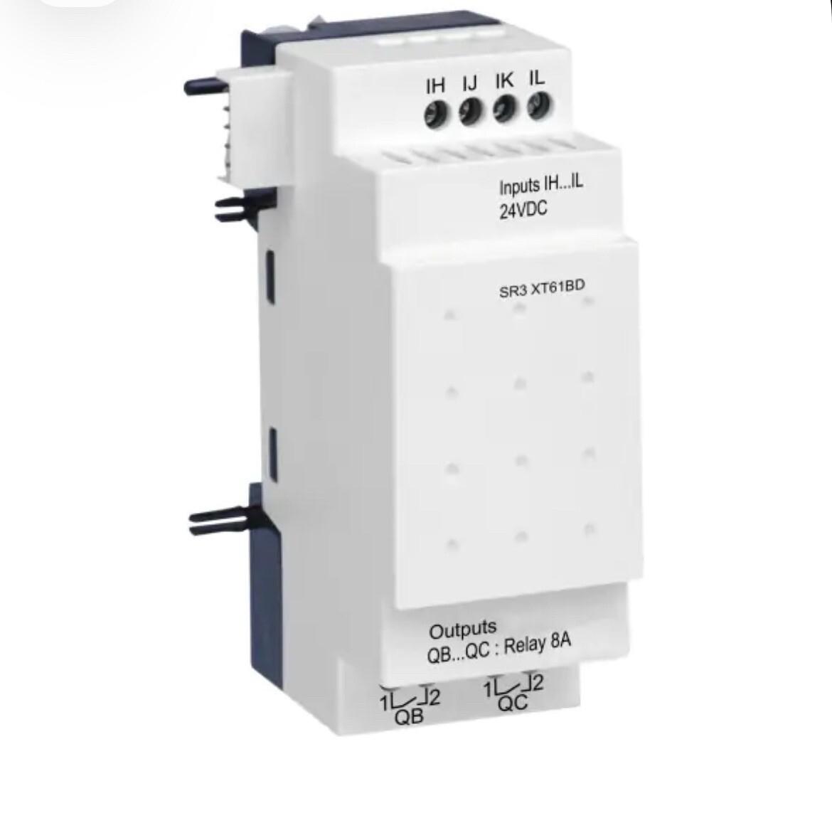 discrete IO extension module, Zelio Logic SR2 SR3, 6 IO, 24V DC