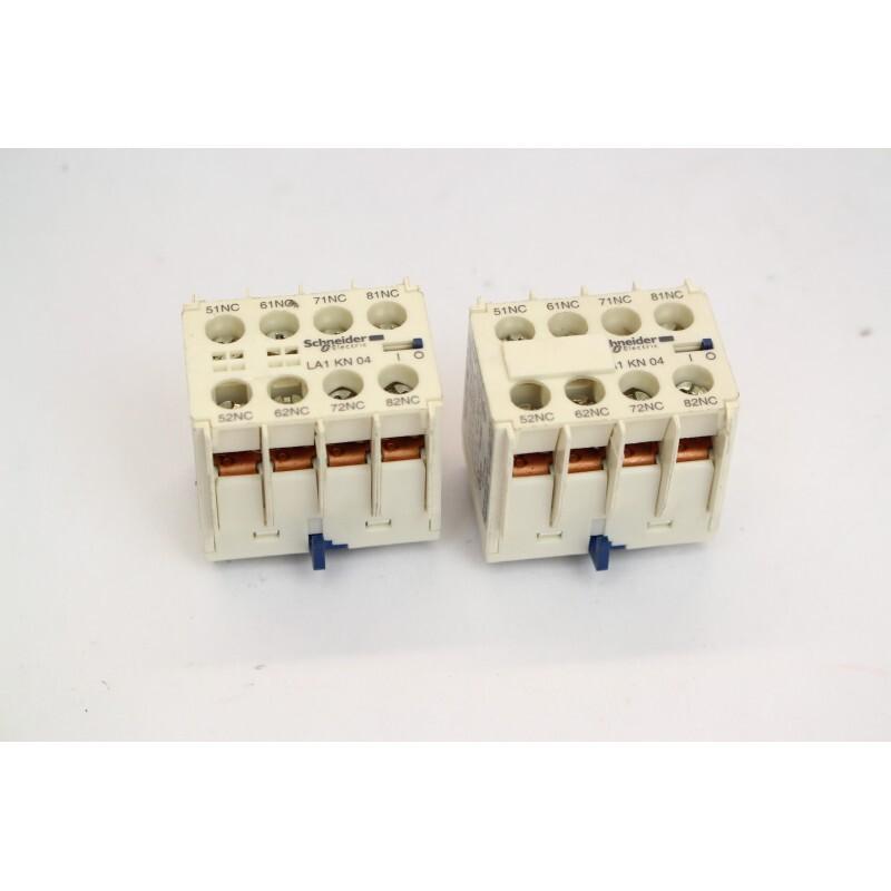 Auxiliary contact block, TeSys K, 4NC, front mounting, screw clamp terminals