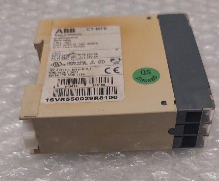 CT-MFE Time relay, multifunction 1c/o, 0.05s-100h, 24-240VAC/DC