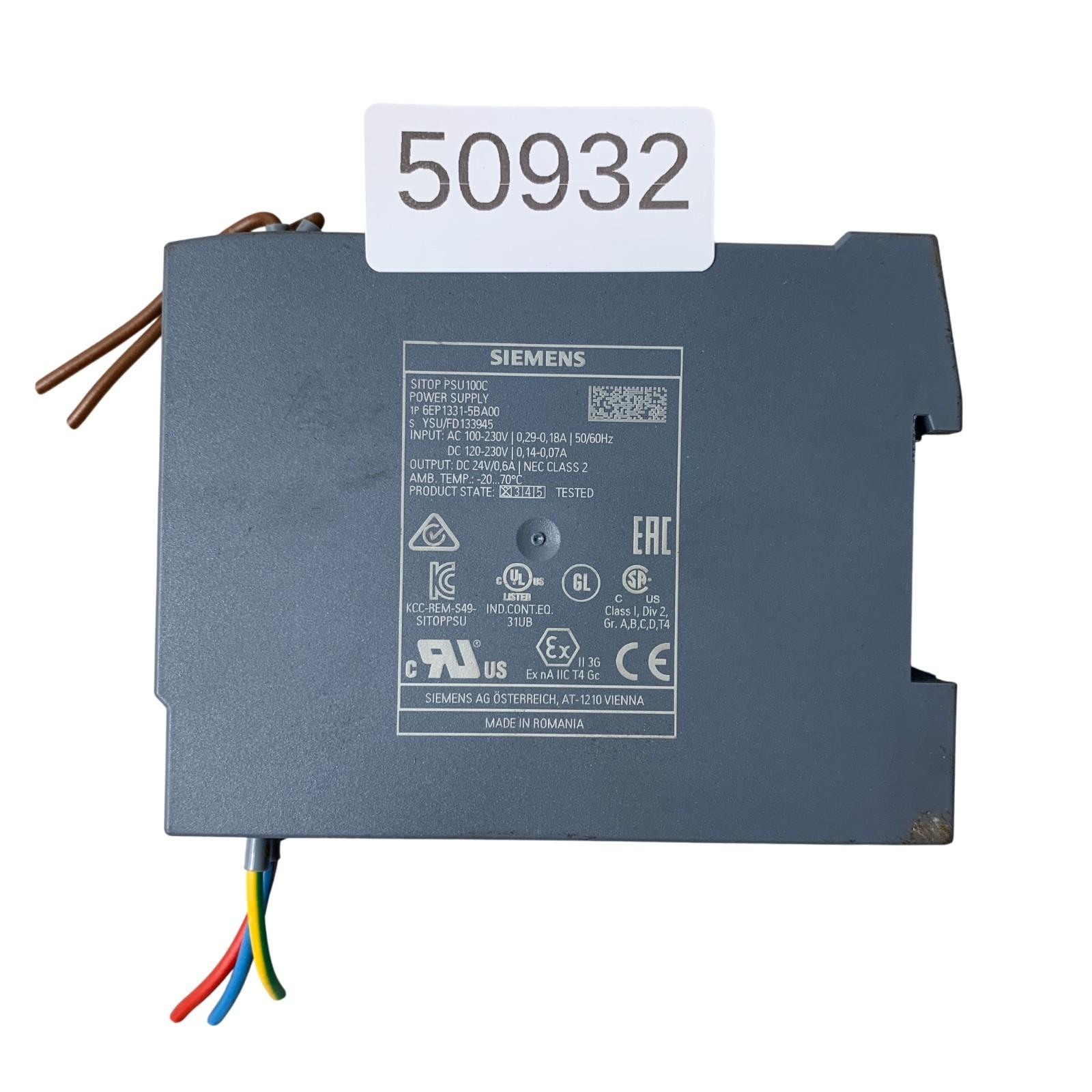 SITOP PSU100C 24 V/0.6 A