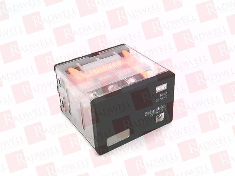 Harmony, Power plug-in relay, 15 A, 4 CO, with LED, 24 V DC