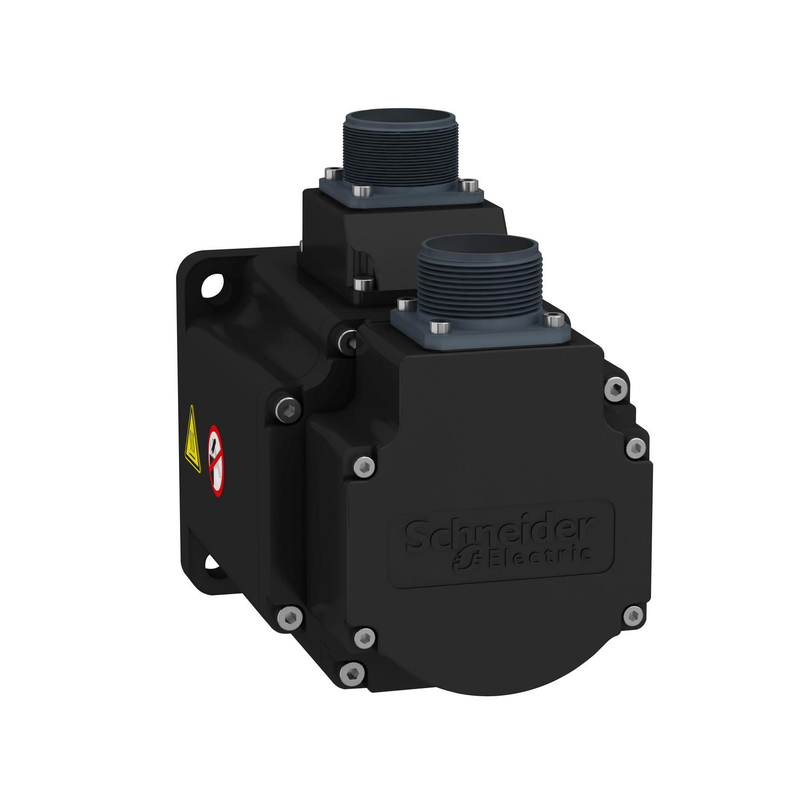 servo motor BCH, Lexium 28, 100mm, 1000W, 2.45kg.cm², with oil seal, with key, brake, straight connection