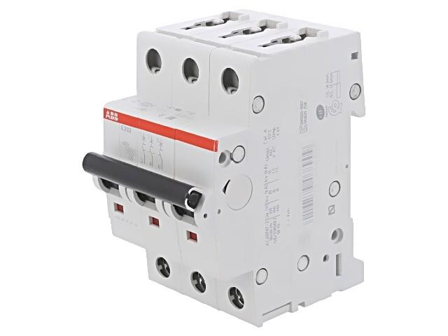 S203-K40 Miniature Circuit Breaker - 3P - K - 40 A