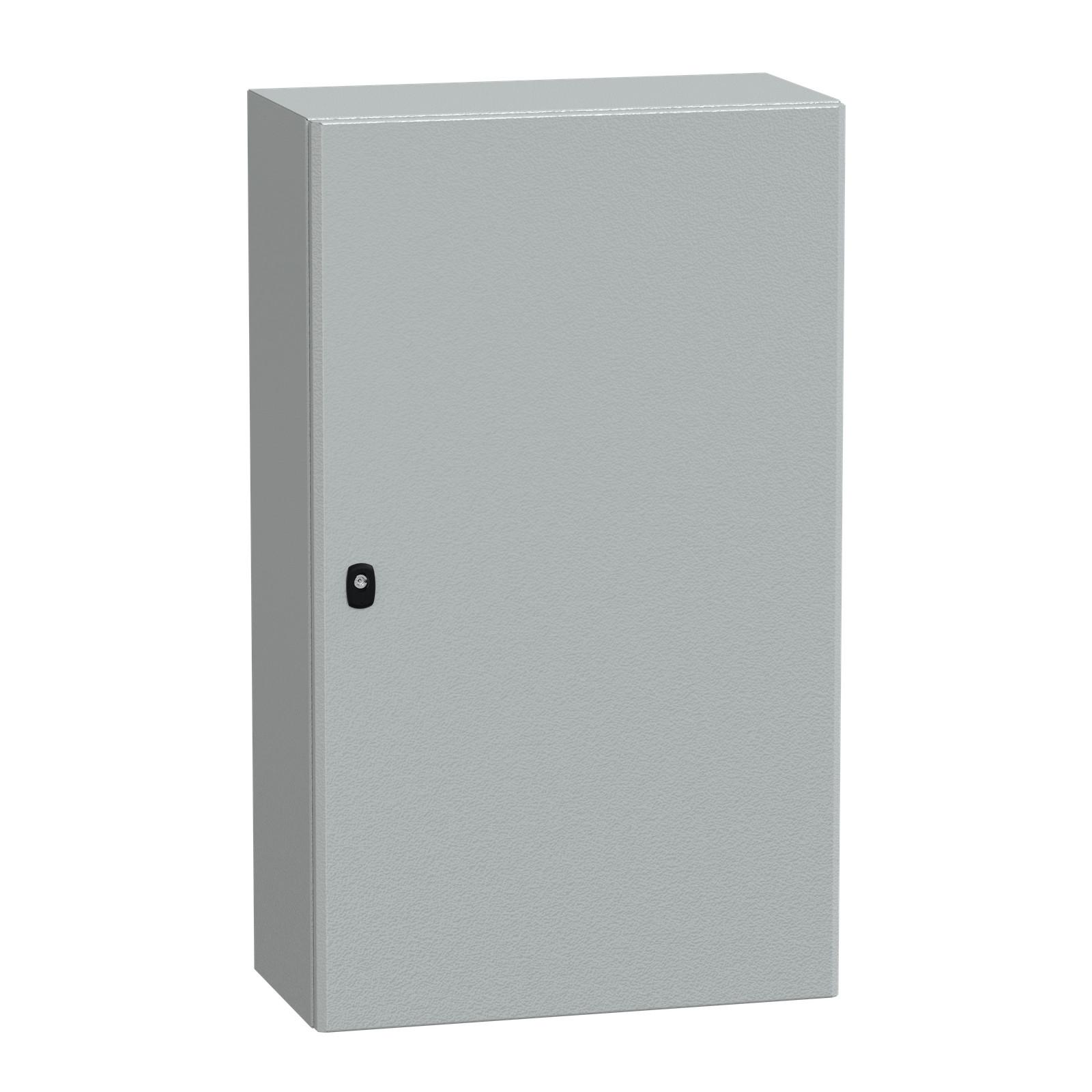 Wall mounted steel enclosure, Spacial S3D, plain door, without mounting plate, 1000x600x300mm, IP66, IK10