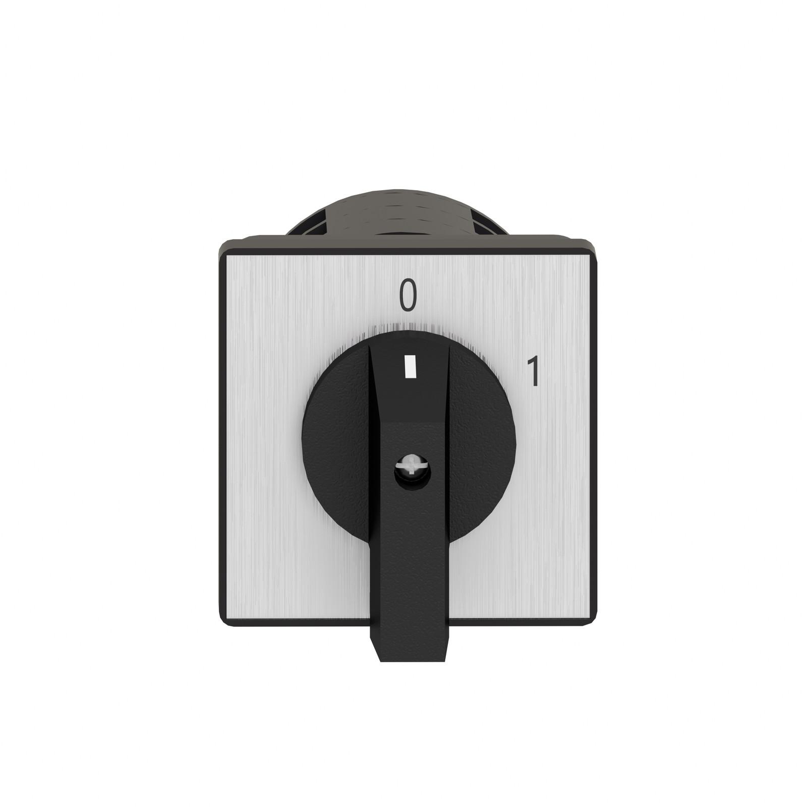 Harmony K1, K2, Cam changeover switch, 3 poles, without off position, 60° switching angle, 32 A, multi-fixing
