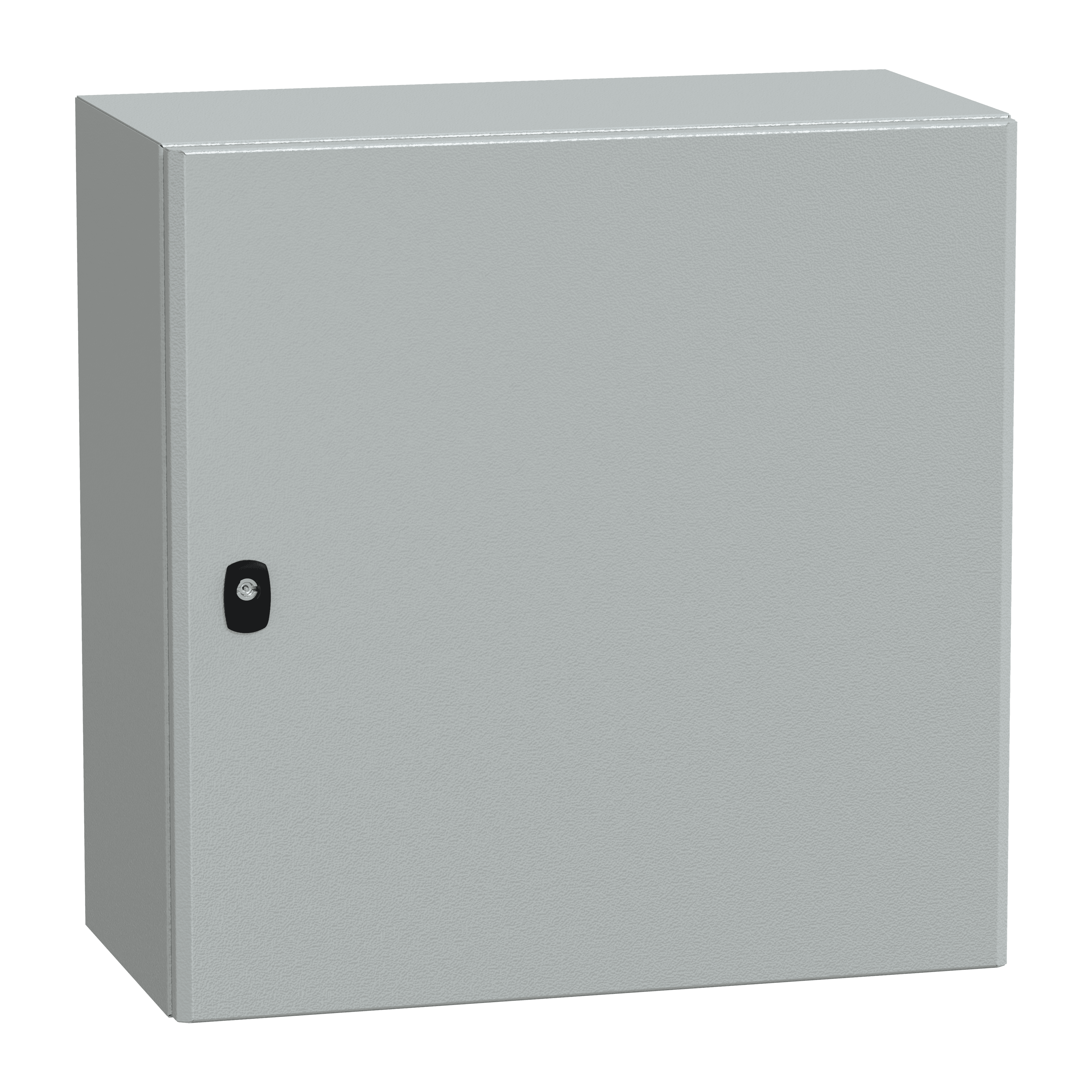 Wall mounted steel enclosure, Spacial S3D, plain door, with mounting plate, 600x600x300mm, IP66, IK10