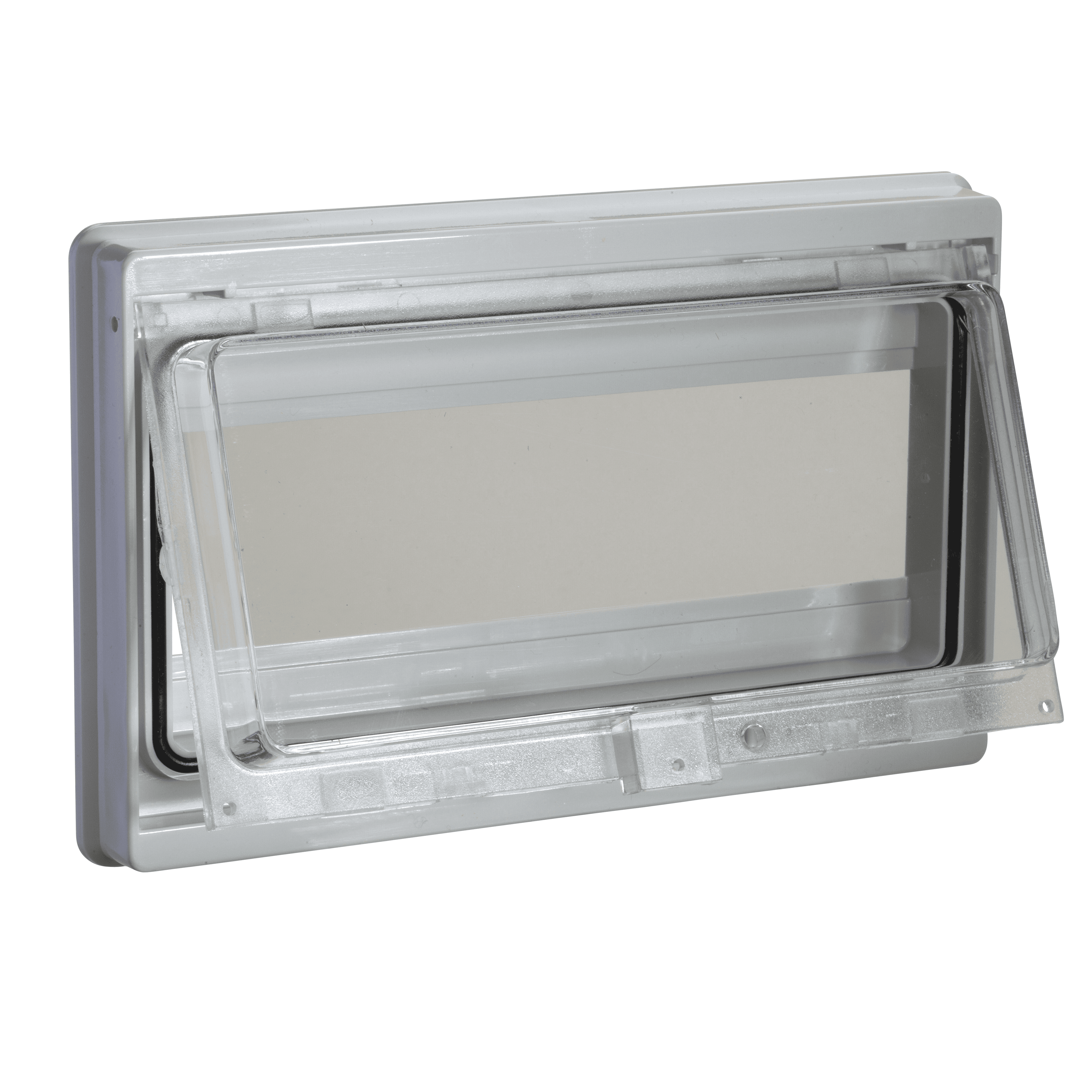 Kit for fixing the switchgear. It includes a DIN rail and its 2 supports.