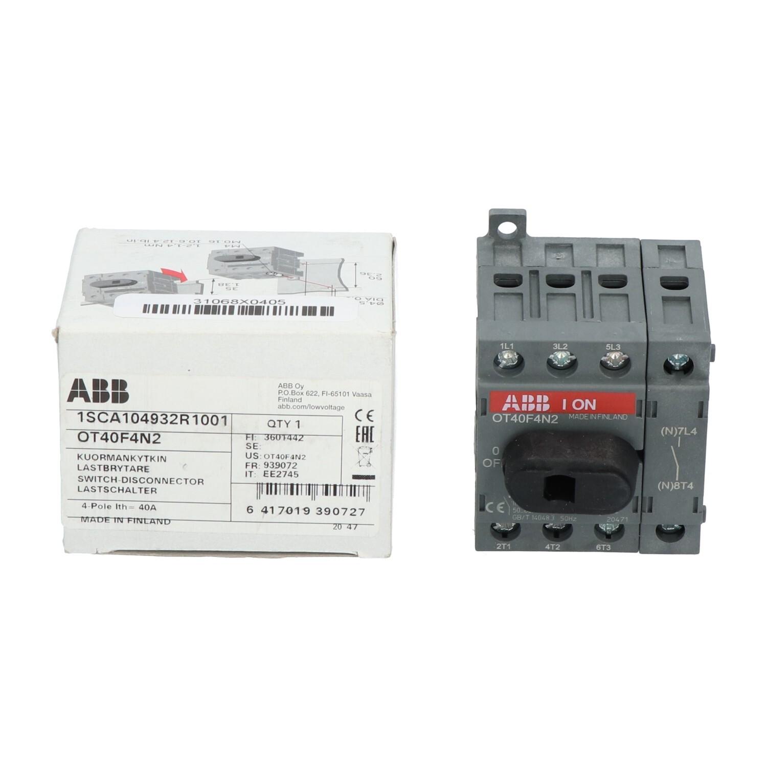 OT40F4N2 SWITCH-DISCONNECTOR