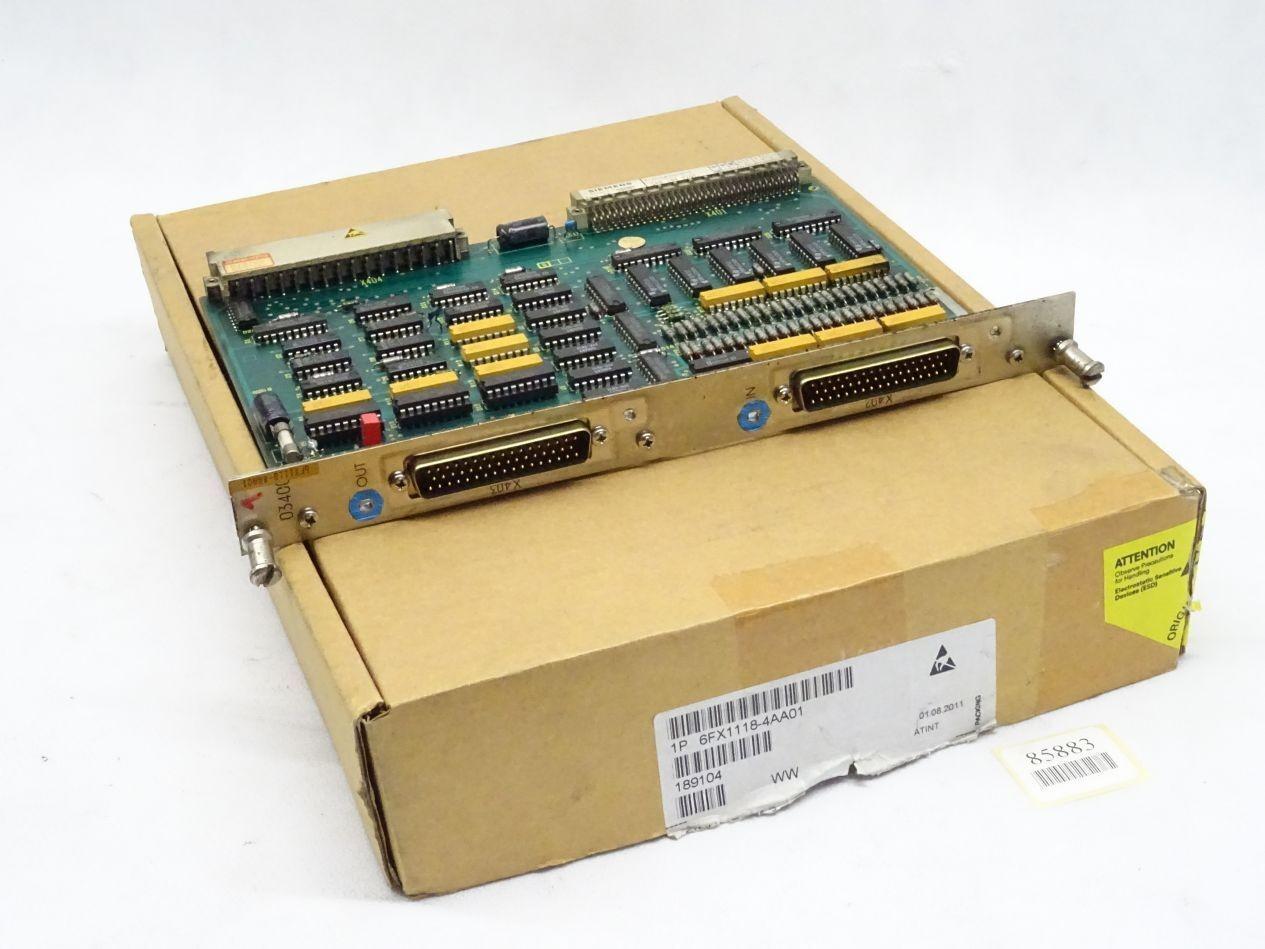 Sinumerik 6FX1118-4AA01 6FX1 118-4AA01 Input/Output Module Original Packaging