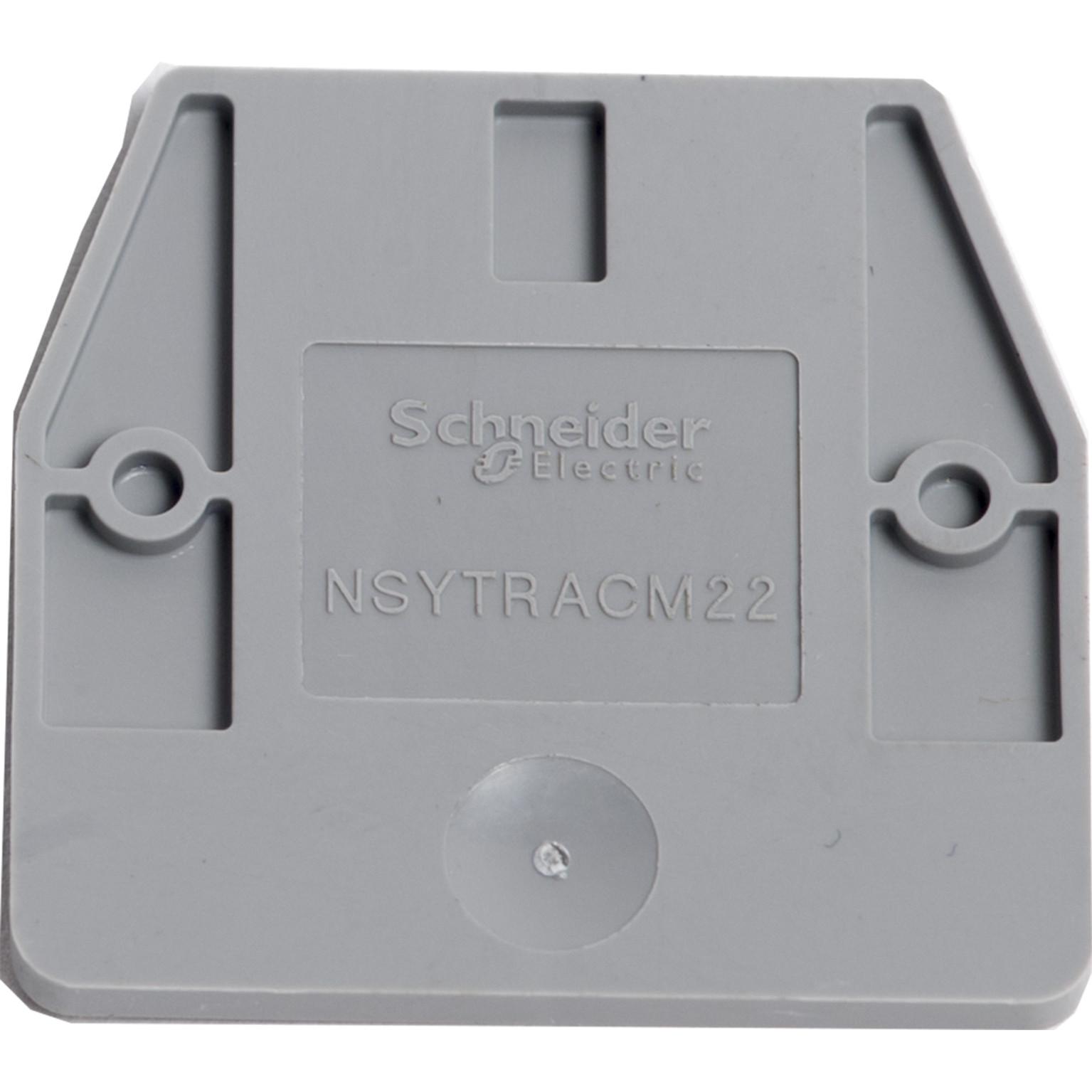 Cover plate, Linergy TR, 1mm width, for mini screw terminals NSYTRV-2M, , grey, Set of 50