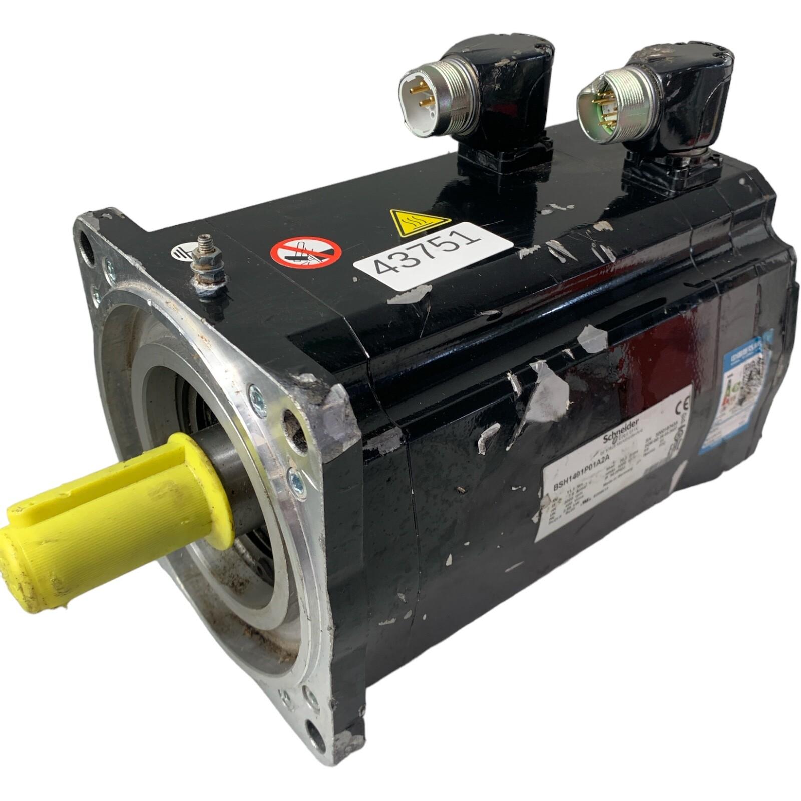 servo motor BSH, Lexium 05, 11.1N.m, 1500rpm, 140mm, untapped shaft, Sincos single turn, without brake, IP50