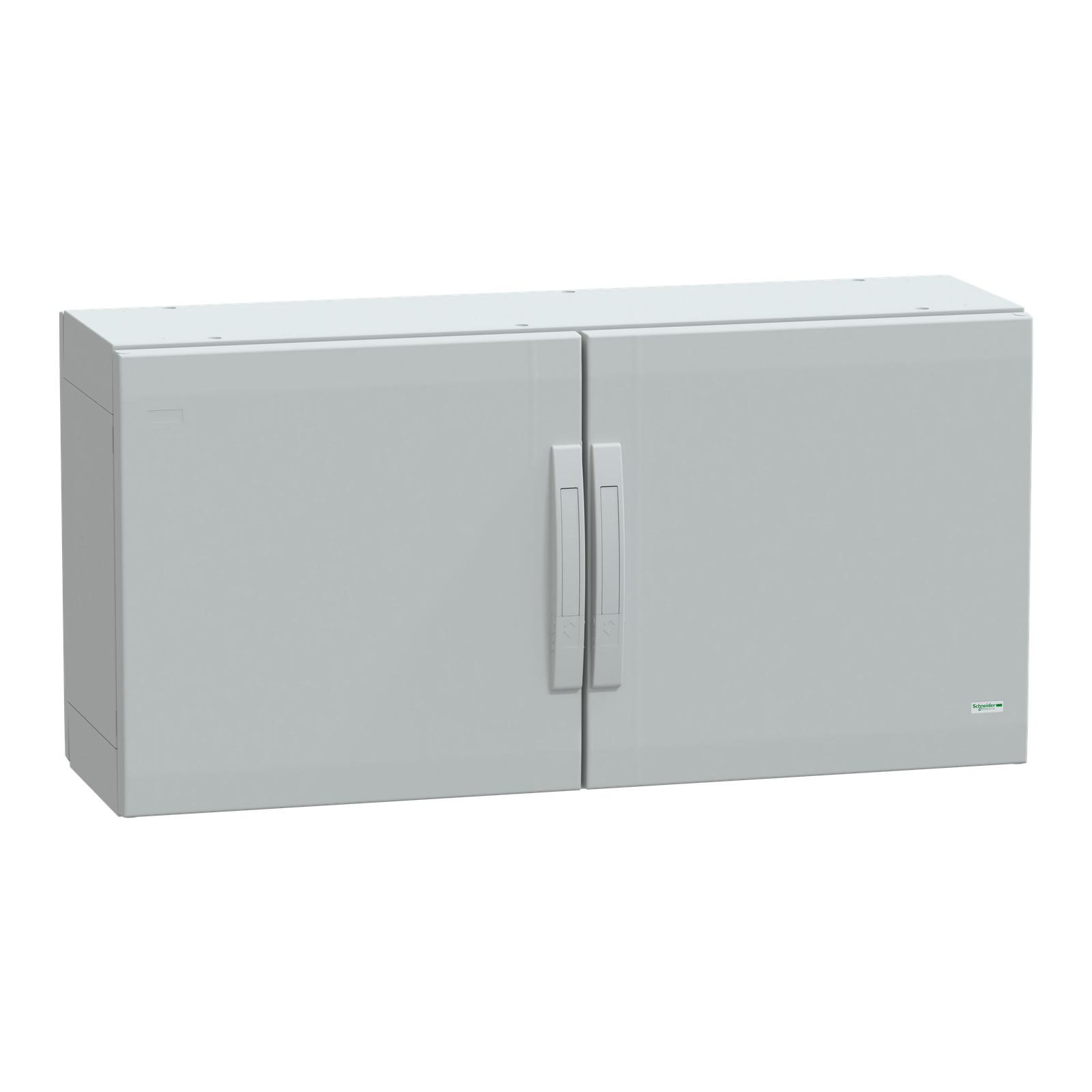 Floor standing polyester enclosure, Thalassa PLA, plain door, completely sealed, 500x1000x320mm, IP65, IK10