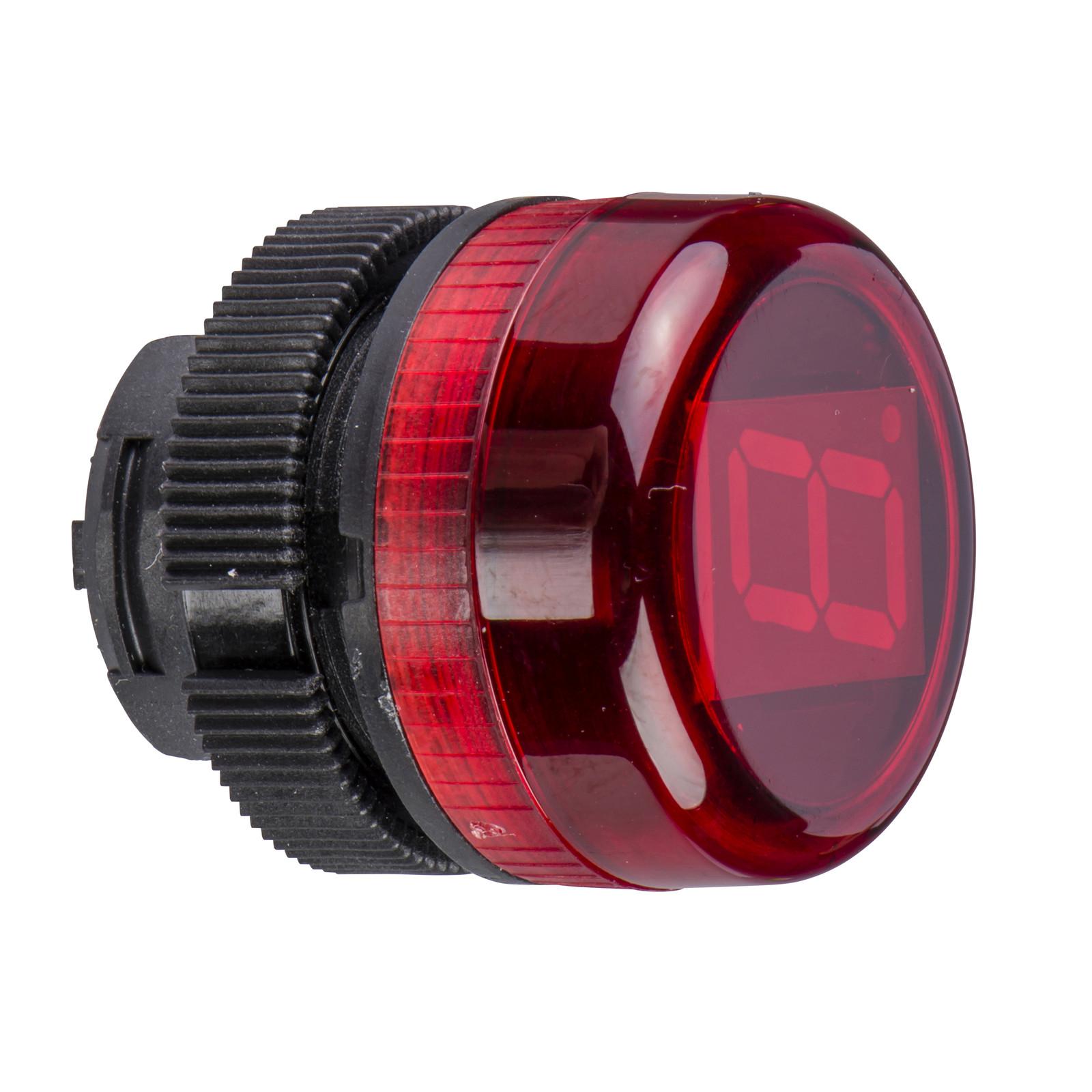 Digital display head, Harmony XB5, Digital display head, red, 22mm, 24V DC