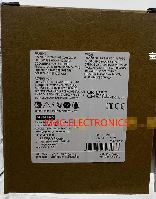 SS CONTACTOR, 30A, 460V, 24VDC COIL, RING ZP