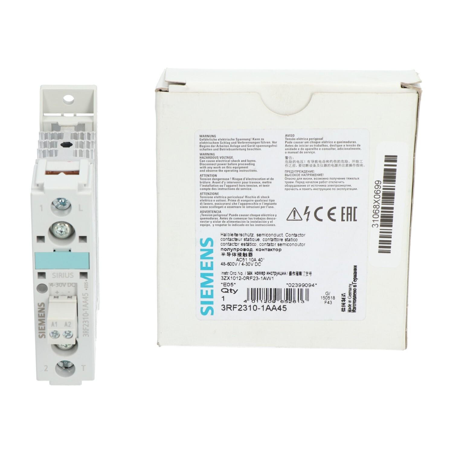 SSC, 10A, 48-600V, ZERO, SCRW, 4-30VDC COIL
