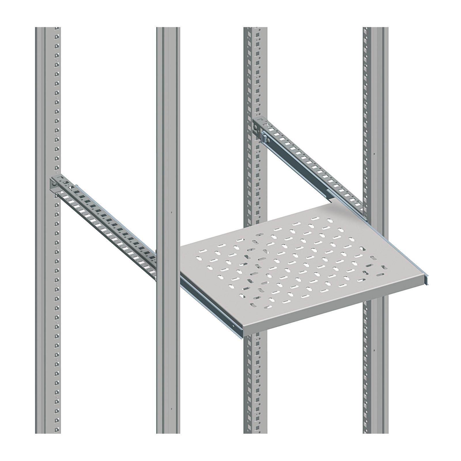 Telescopic rails, PanelSeT SFN, Spacial SF, Spacial SM, for electrical enclosure W600/800 D500mm, steel