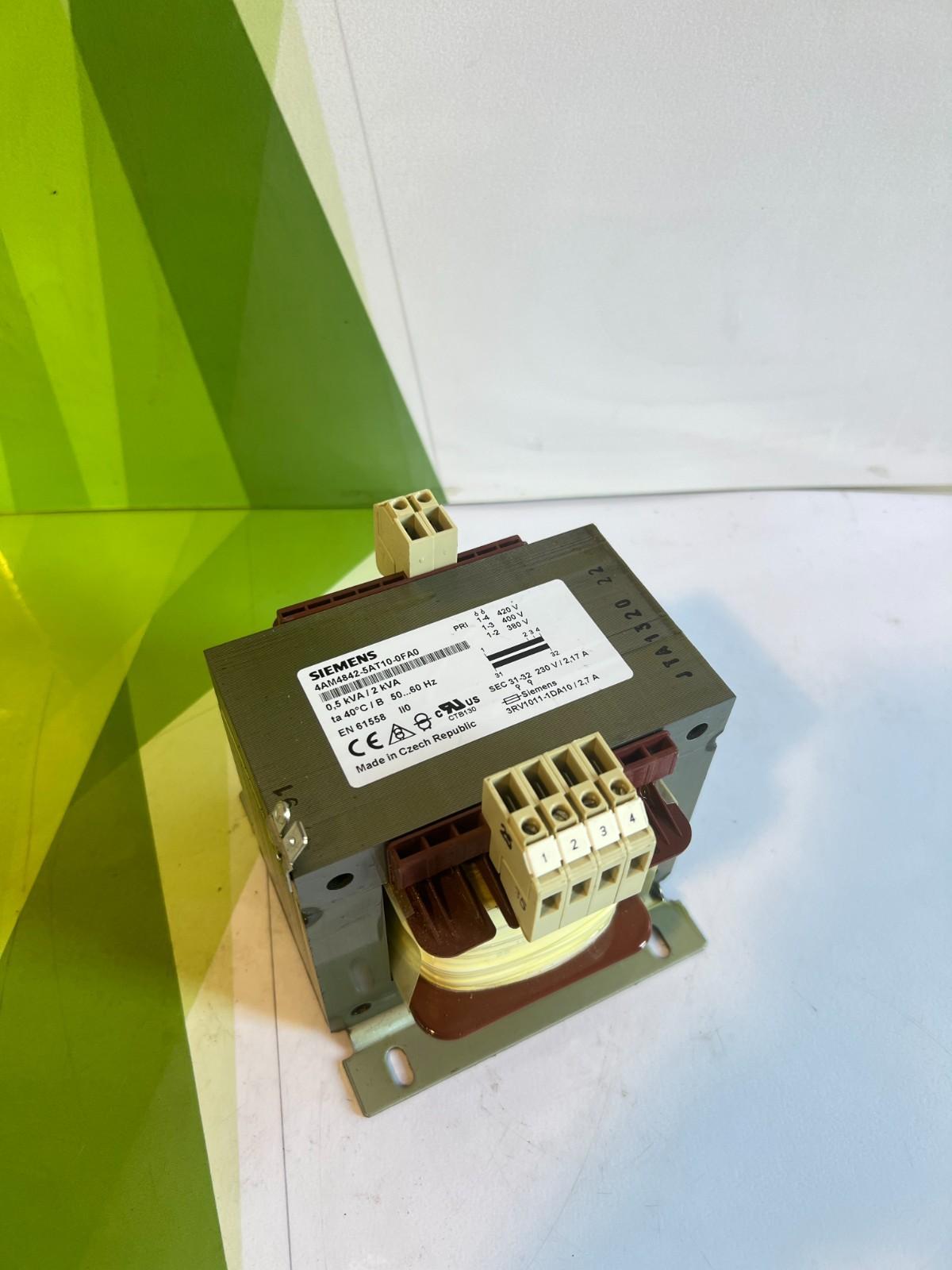 XFMR, 1-PH, 0.5KVA, PRI 400V, SEC 230V, IP00