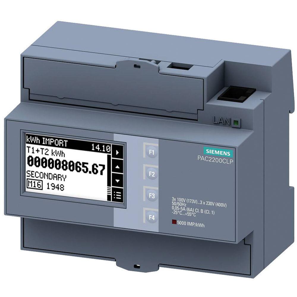 PAC2200, LCD, DIN RAIL, 5A Modbus TCP, MID