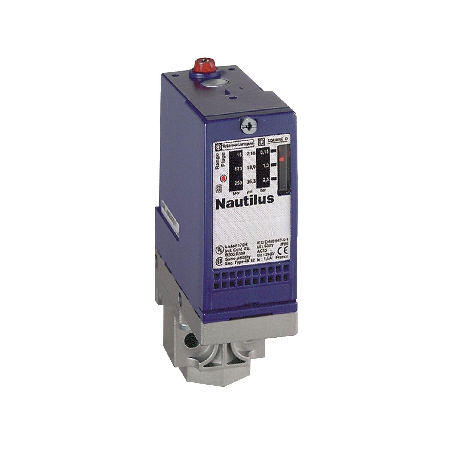 pressure switch XMLA 10 bar - fixed scale 1 threshold - 1 C/O