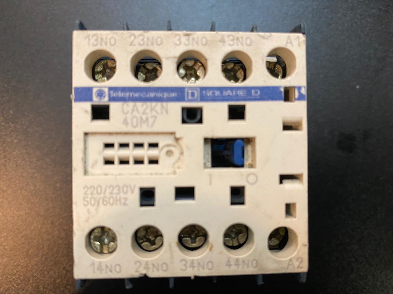 Control relay, TeSys K, 4 NO, lt or eq to 690V, 220 to 230VAC coil