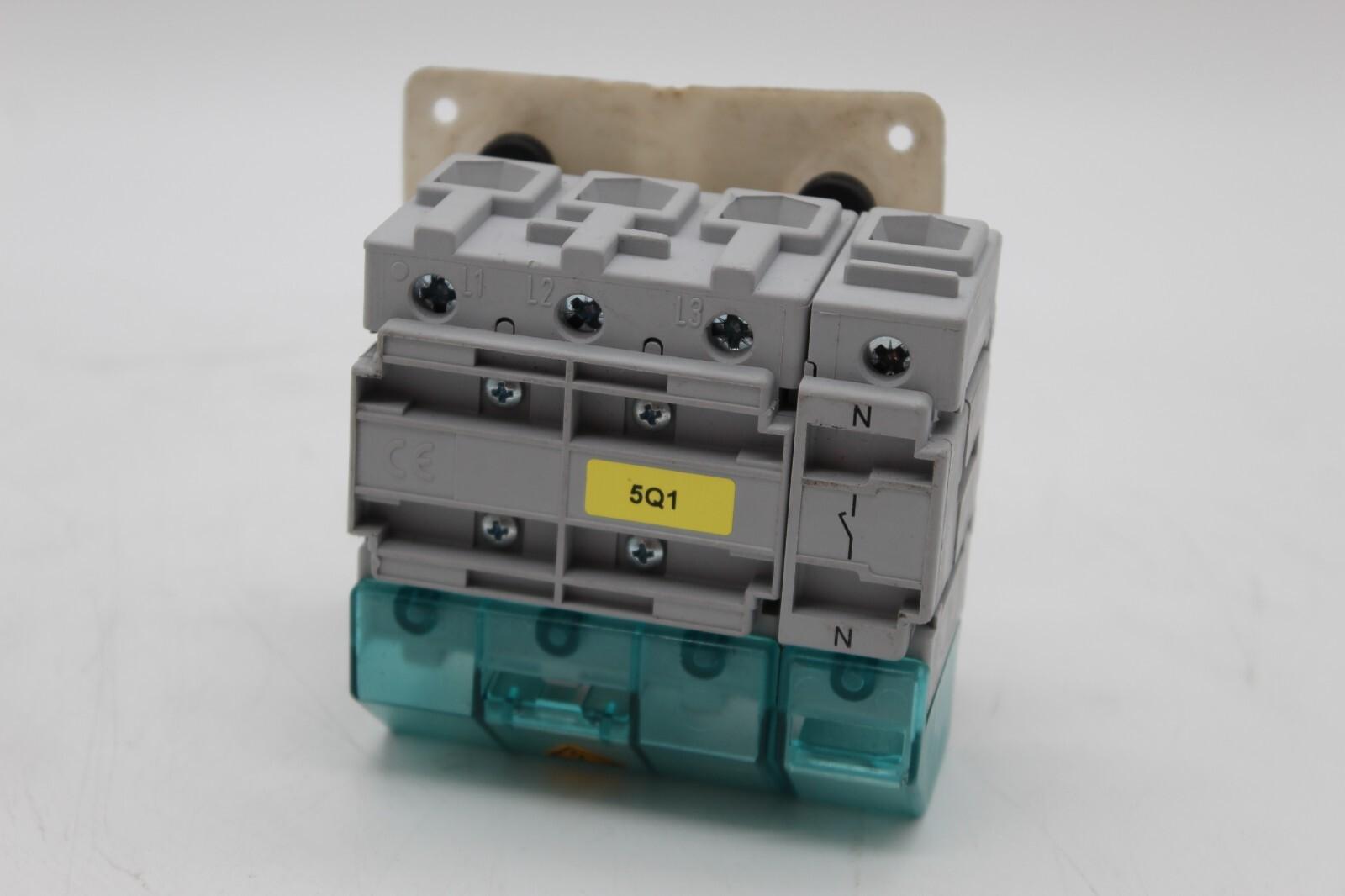 DISC SW 63A ROT HDL 4HOLE R/Y 4P