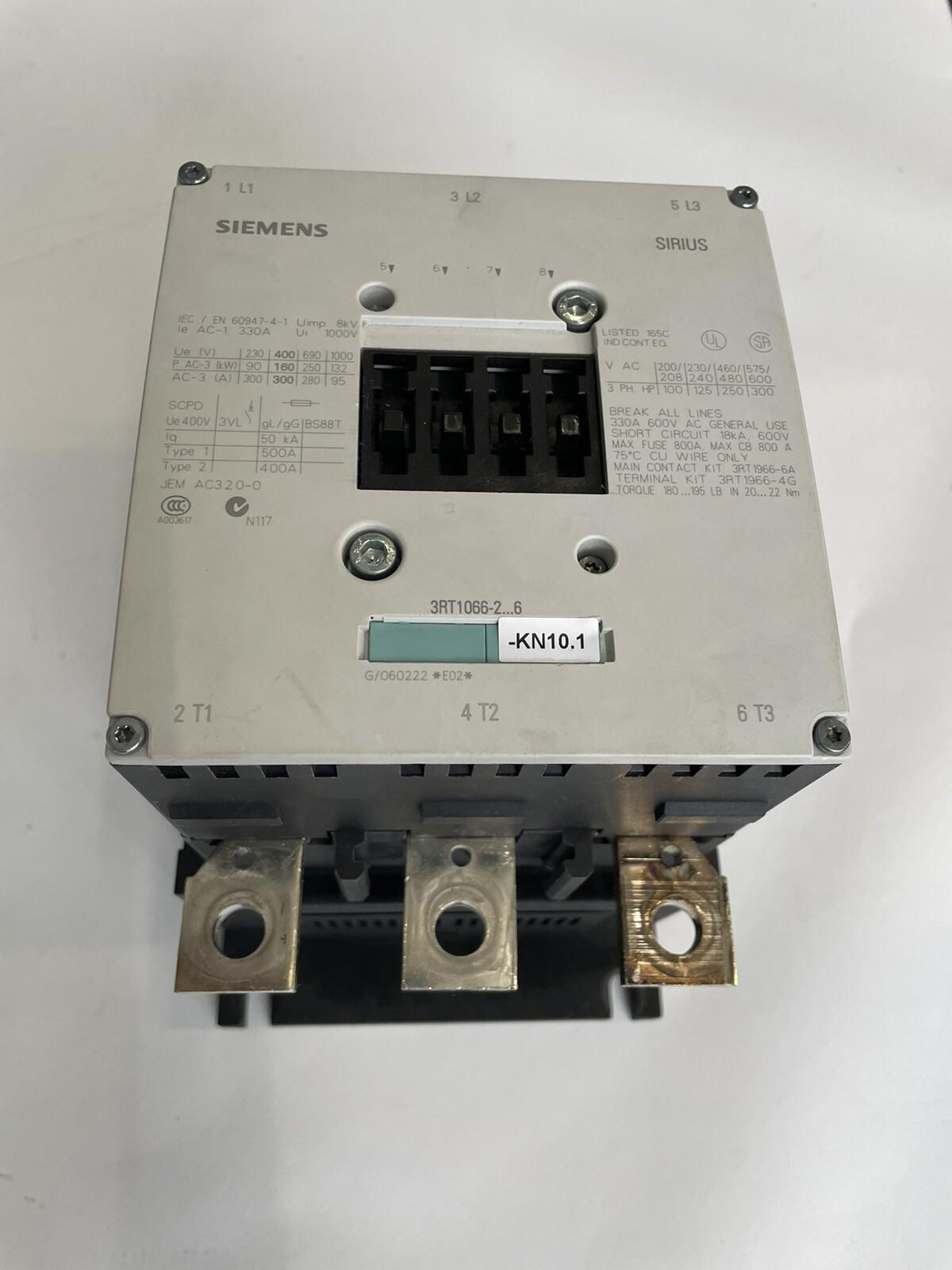 CONTACTOR S10, 3AC, 277V, 3P, 24VDC