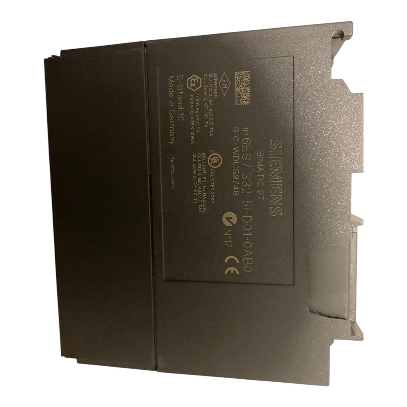 SIMATIC S7-300 6ES7 332-5HD01-0AB0 ES:10 SM332 AO4x12 6ES7332-5HD01-0AB0