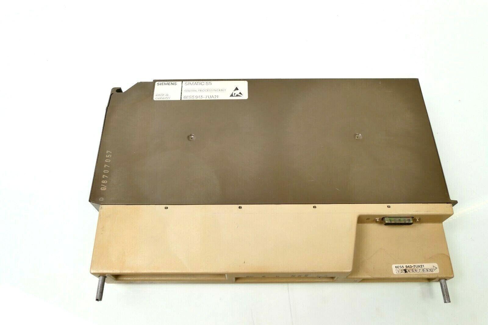 SIMATIC S5 6ES5 943-7UA21 E:03 6ES5943-7UA21