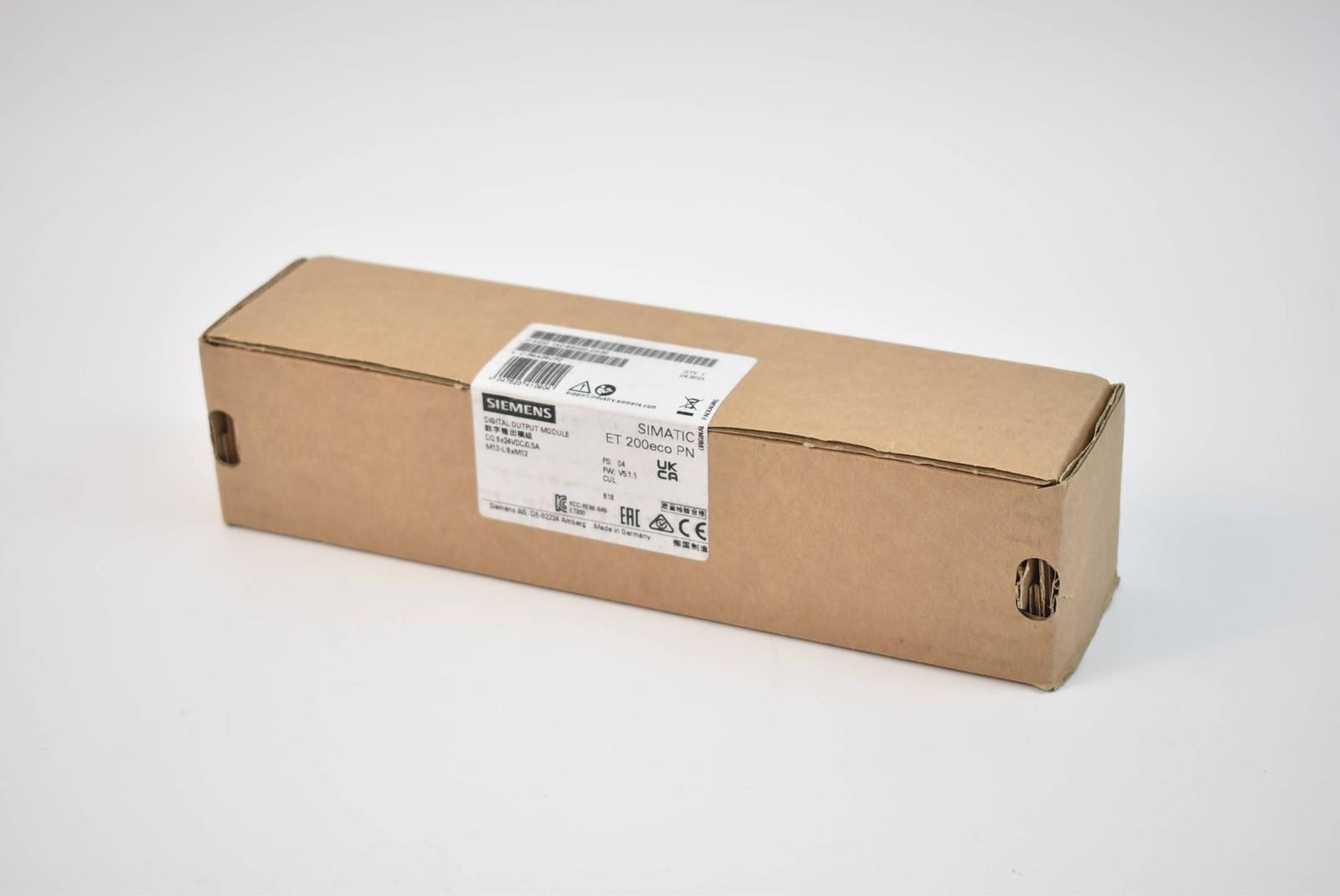 ET 200eco PN. DQ 8x24VDC/0.5A. M12-L