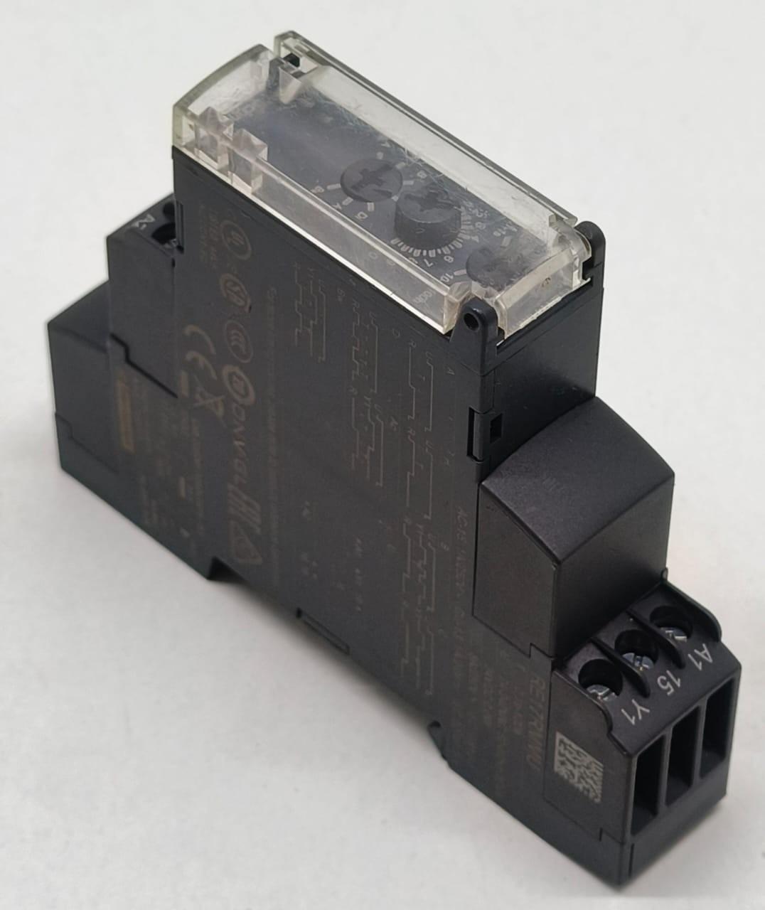 multifunction relay, Harmony Timer Relays, 8A, 1CO, 0.1s..10 h, power on delay, symmetrical flashing, 24V DC or 24...240V AC DC