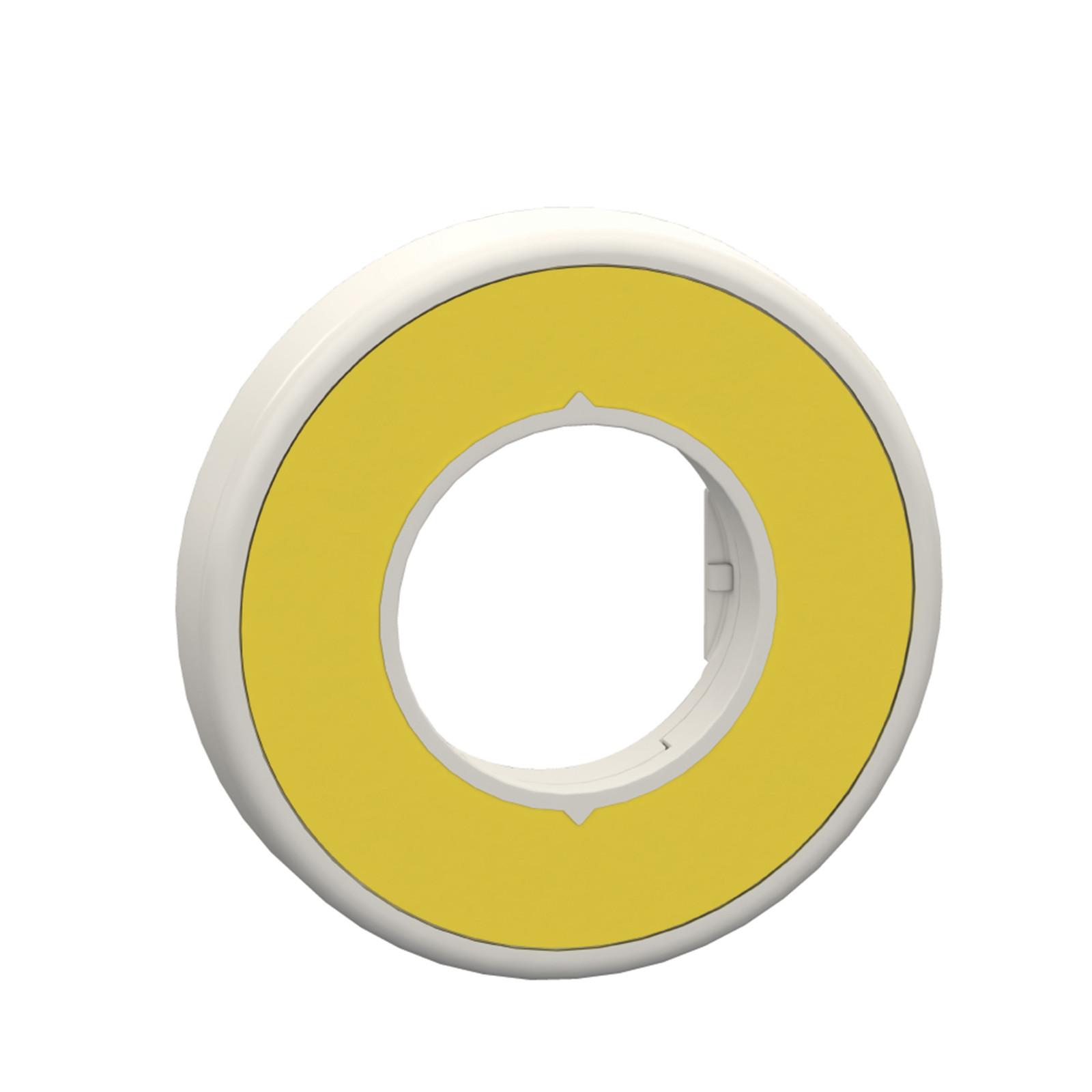 ILLUMINATED LEGEND RING 24V 1 COLOR RED FIXED LED UNMARKED YELLOW LABEL