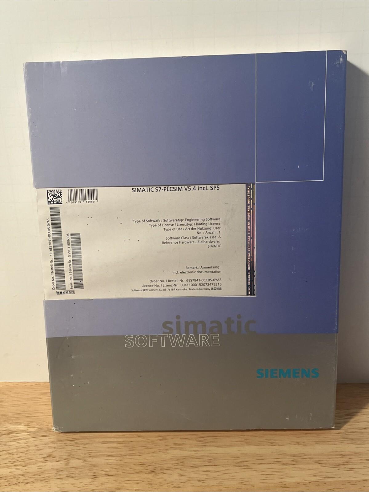 SIMATIC S7, S7-PLCSIM V5.4 FLOATING LIC