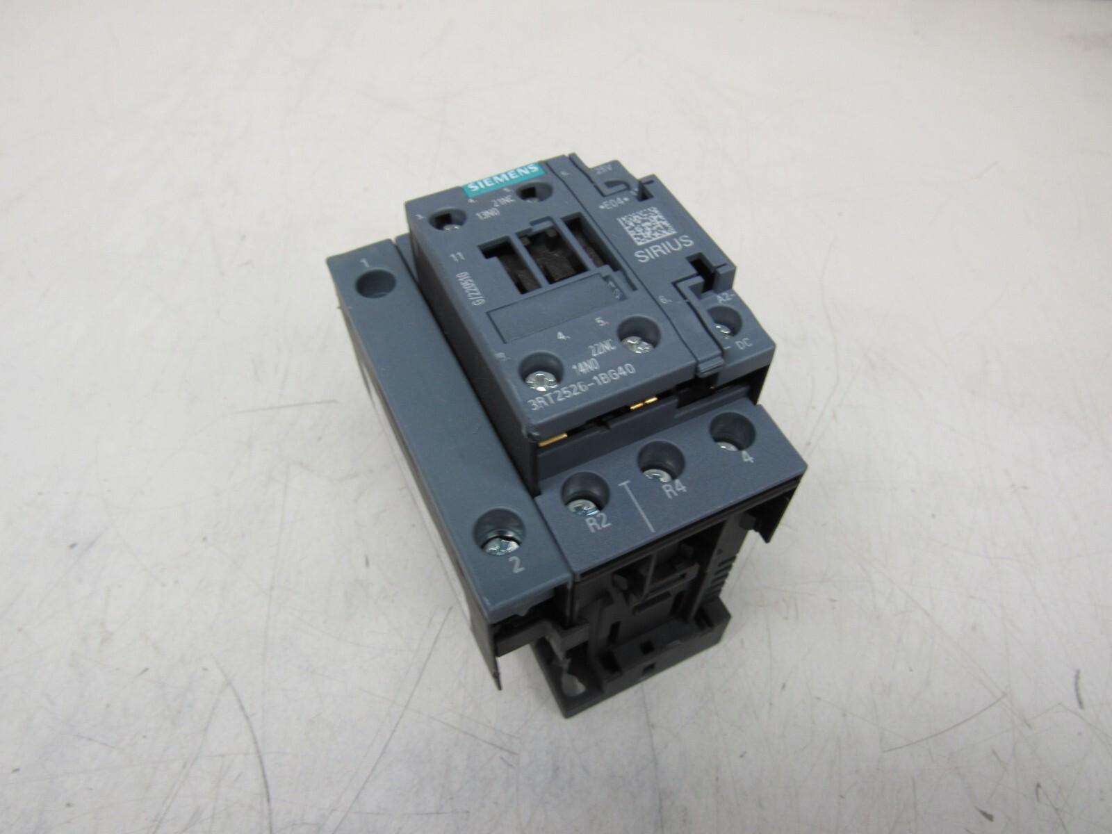 CONTACTOR S0 25A 125VDC 2NO/2NC SCRW